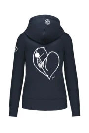 Women's hoodie "Pina" FEDRA ZIP - Image 4