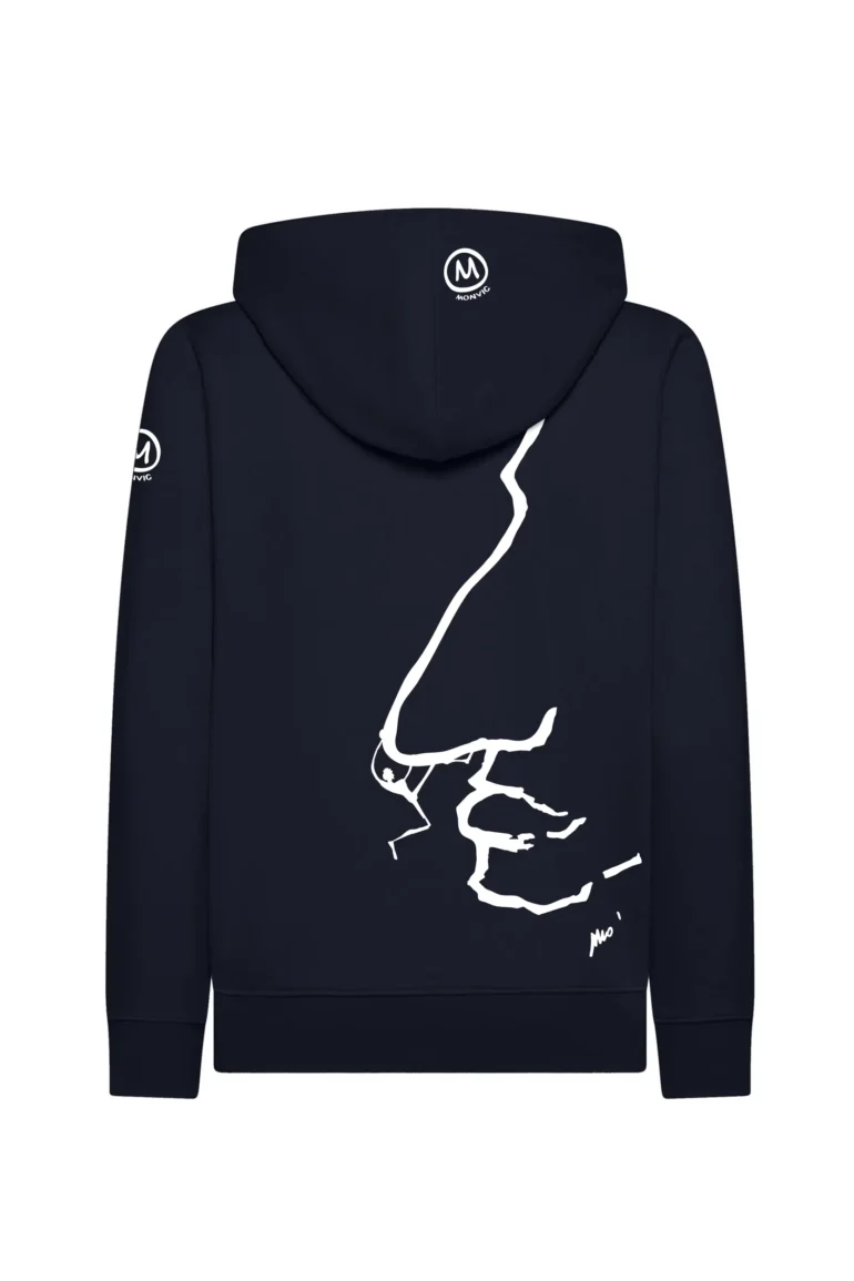 felpa arrampicata uomo unisex - navy GANDALF NAVAJO ZIP MONVIC