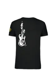 ROCK'N'ROLL - t-shirt arrampicata nero uomo/unisex - cotone organico - HASH MONVIC 🎸