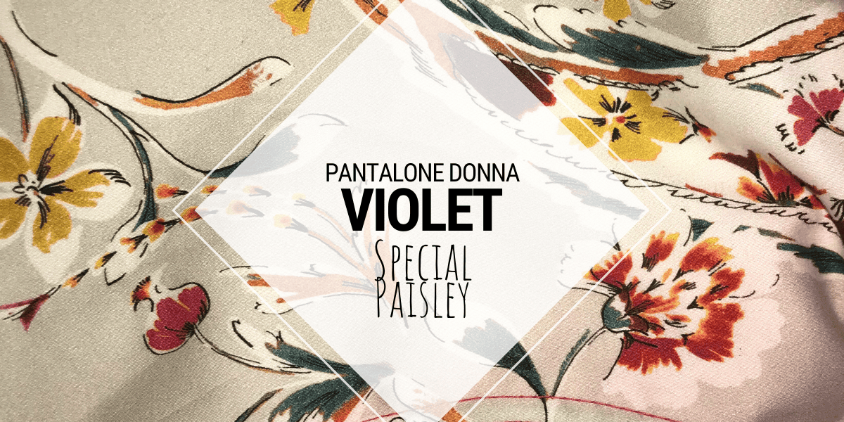 pantalone floreale