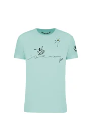 T-shirt surf homme coton bio – Wave par Monvic