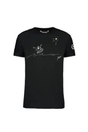 T-shirt surf homme coton bio – Wave par Monvic