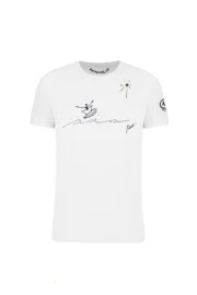 T-shirt surf homme coton bio – Wave par Monvic