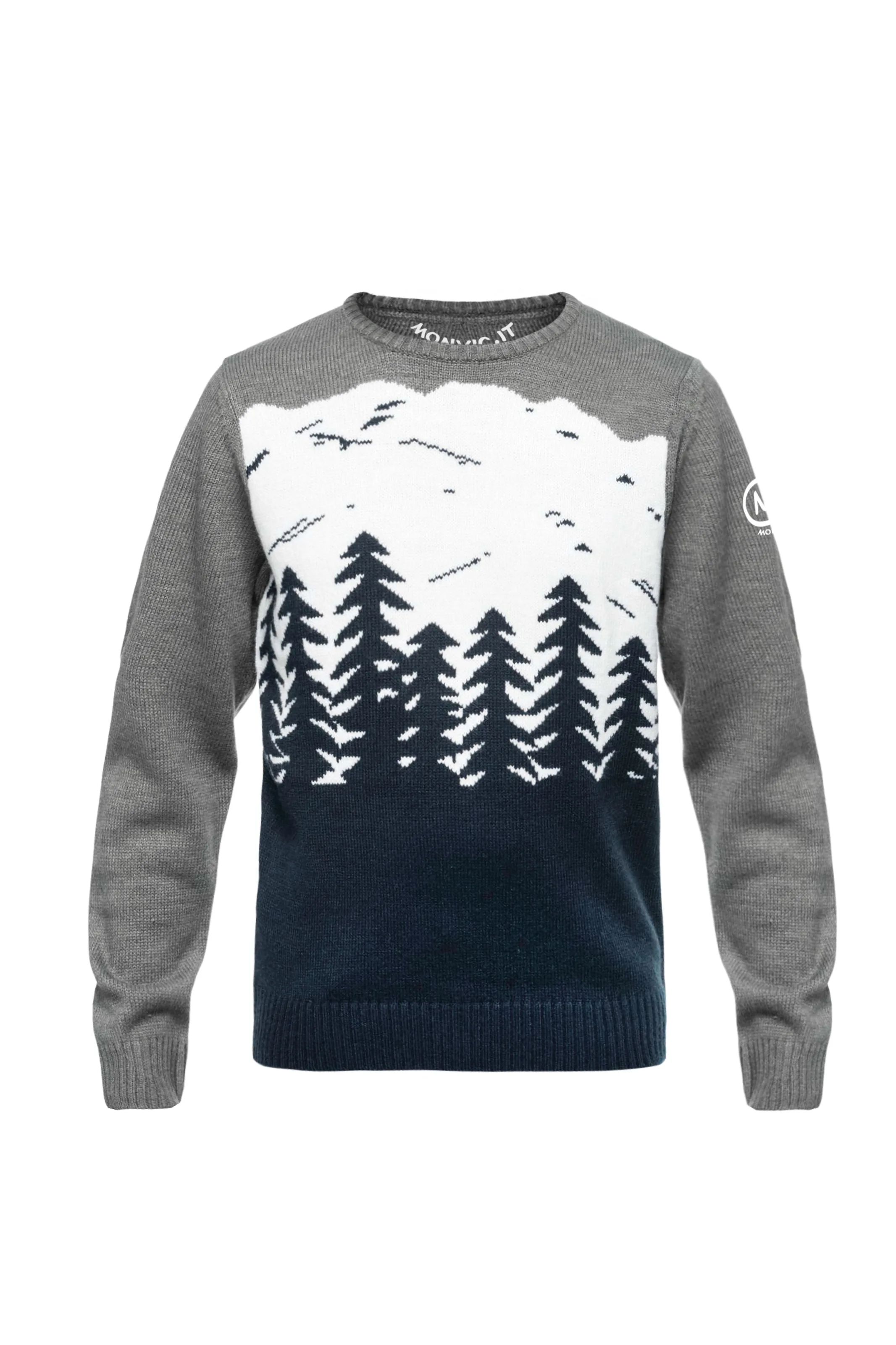 maglione Natalizio pini neve Pull unisexe "Snowtrees" BRUCE – Image 1