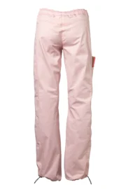 women's sport climbing pants - light pink - stretch cotton - VIOLET MONVIC