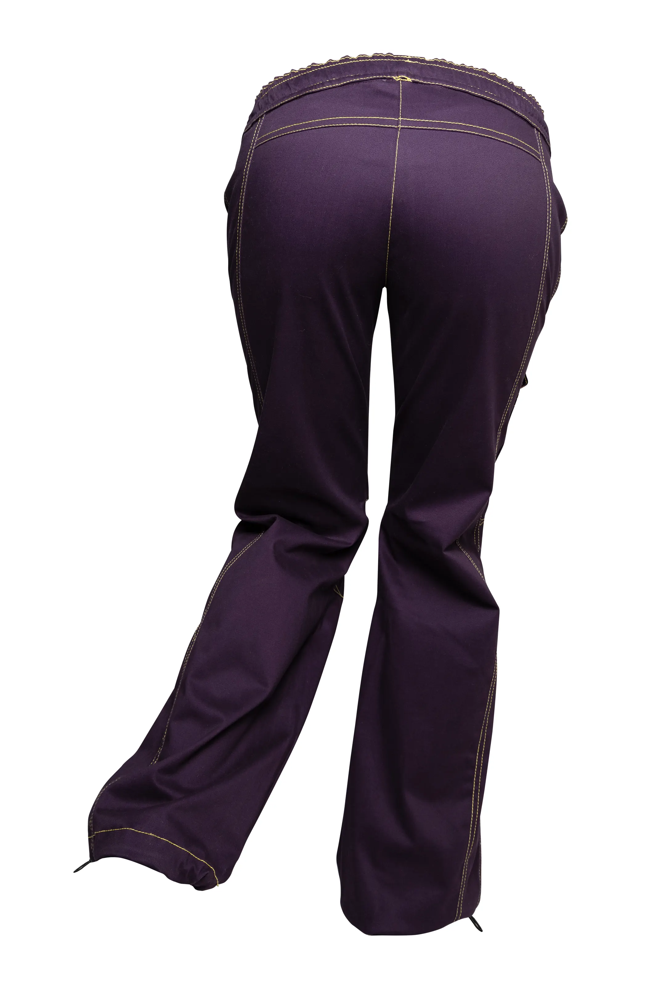 Women's sports trousers - plum purple - VIOLET Monvic