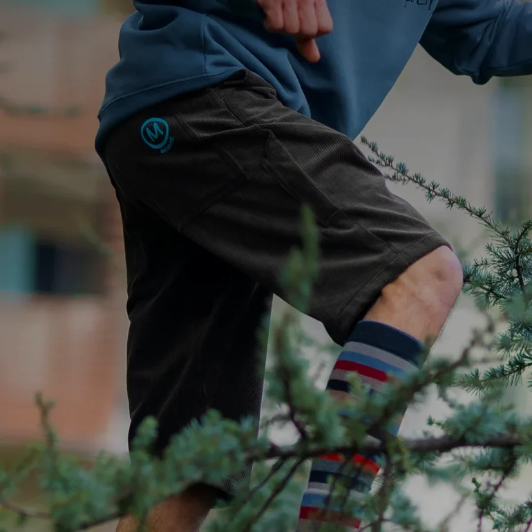 Shorts arrampicata uomo - cotone, jeans, lino e velluto - Monvic