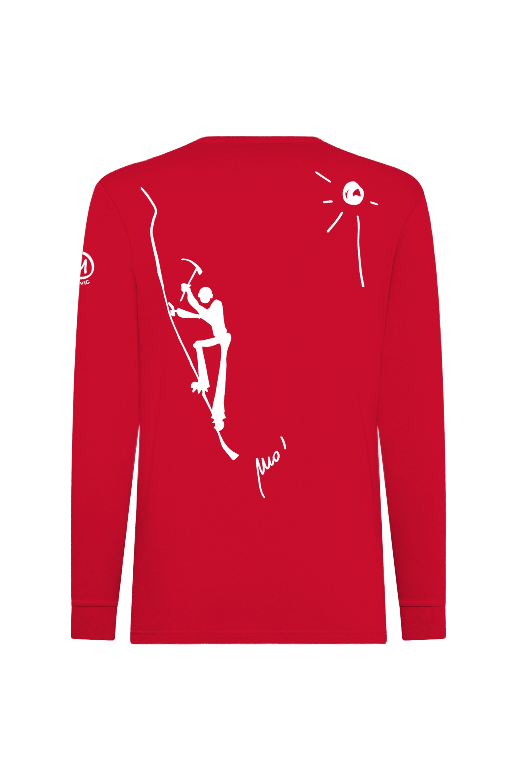 t-shirt a maniche lunghe uomo rosso JUMA - ROCKY - MONVIC 2 Men's Long-Sleeved Shirt "Rocky" JUMA - Image 1