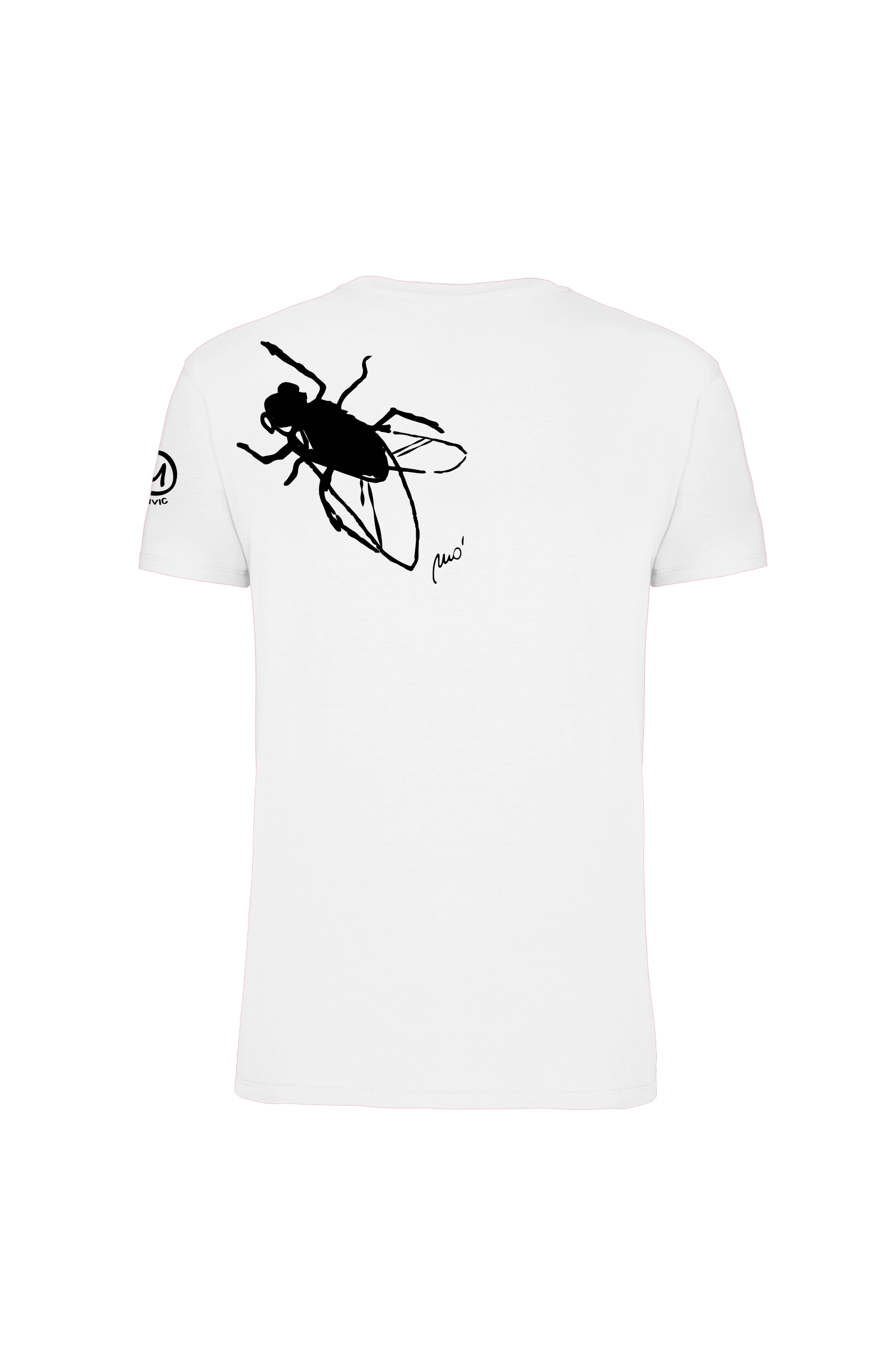 t-shirt arrampicata uomo bianco - MOSCA - HASH MONVIC retro t-shirt arrampicata uomo bianco - MOSCA - HASH MONVIC retro