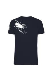 t-shirt arrampicata uomo navy - MOSCA - HASH MONVIC retro