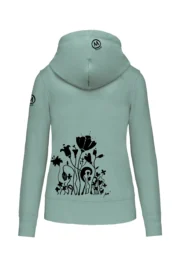Women’s zip hoodie "Forest" FEDRA ZIP - Image 4