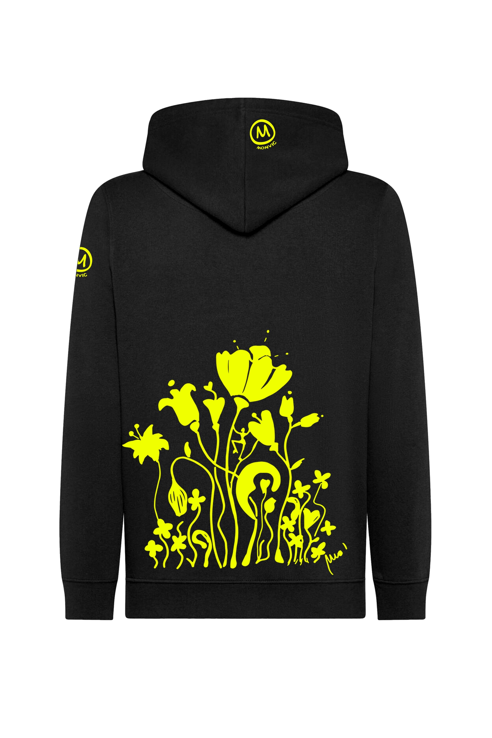 felpa arrampicata uomo donna unisex - nero FOREST NAVAJO MONVIC Women's Hoodie "Forest" NAVAJO ORGANIC - Image 1