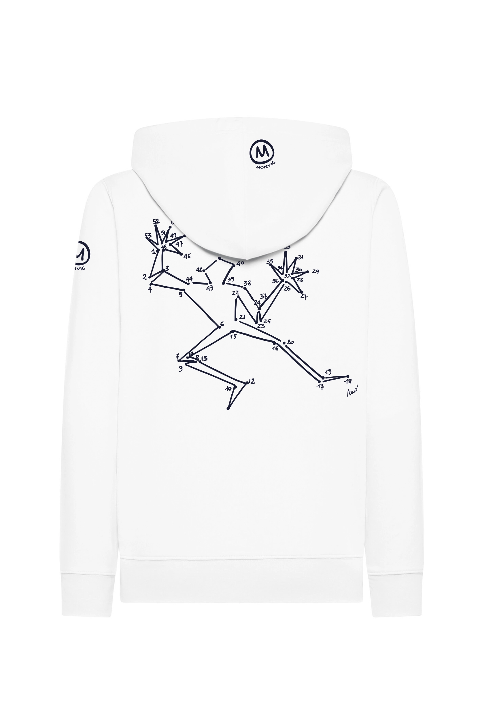 felpa arrampicata uomo unisex - bianco PENCIL NAVAJO ZIP MONVIC felpa arrampicata uomo unisex - bianco PENCIL NAVAJO ZIP MONVIC