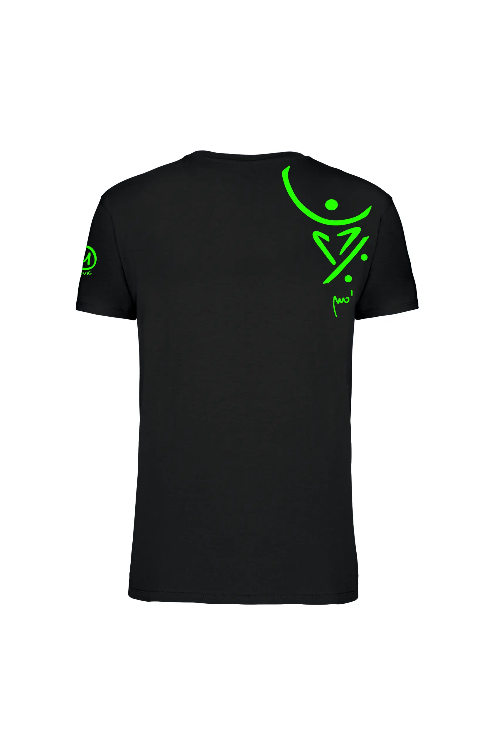 t-shirt arrampicata uomo - nero-verde fluo SKATE HASH MONVIC t-shirt arrampicata uomo - nero-verde fluo SKATE HASH MONVIC